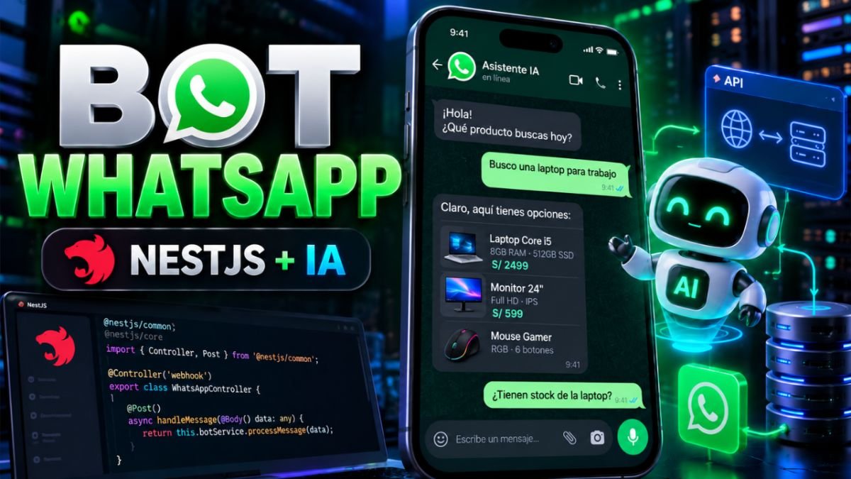 WhatsApp Chatbot con NestJS, Ollama y Meta Cloud API